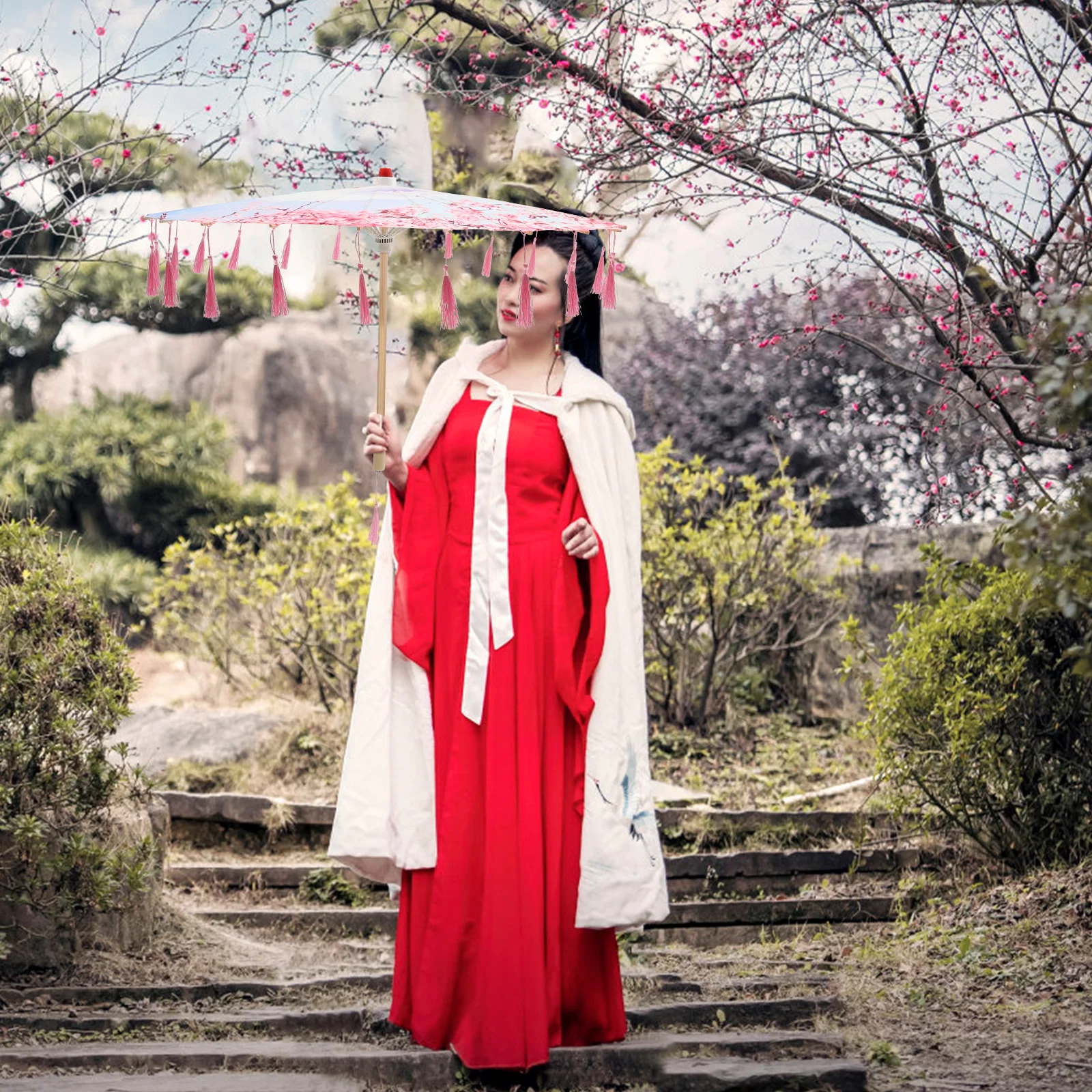 Chinese Style Dance Photo Umbrella 82CM Pink with Tassel Decor for Photography Stage HomeDecoration
Chinese Style Dance Photo Umbrella 82CM Pink with Tassel Decor for Photography Stage HomeDecoration