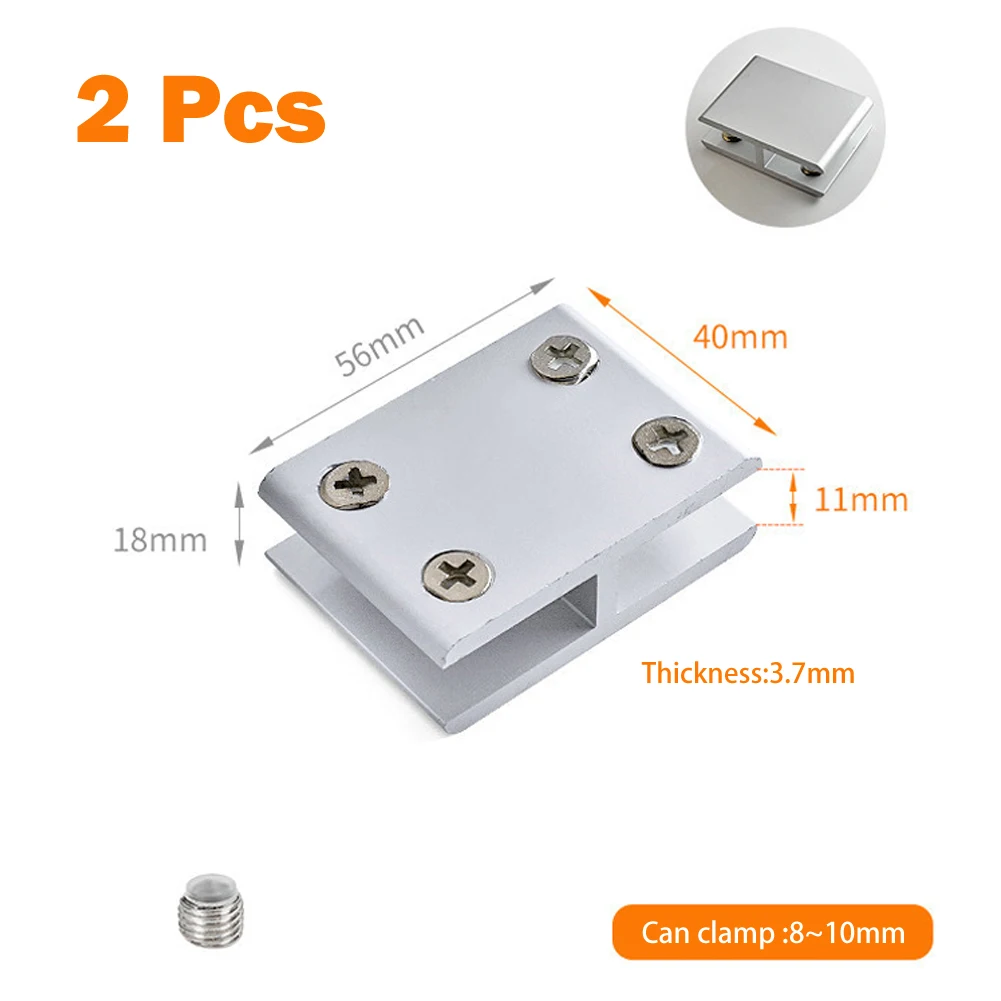 Brand New Glass Clamp For Handrails 2Pcs 8-10mm Accessories Aluminium Brackets Bracket Clips Containers Fish Tanks
Brand New Glass Clamp For Handrails 2Pcs 8-10mm Accessories Aluminium Brackets Bracket Clips Containers Fish Tanks
