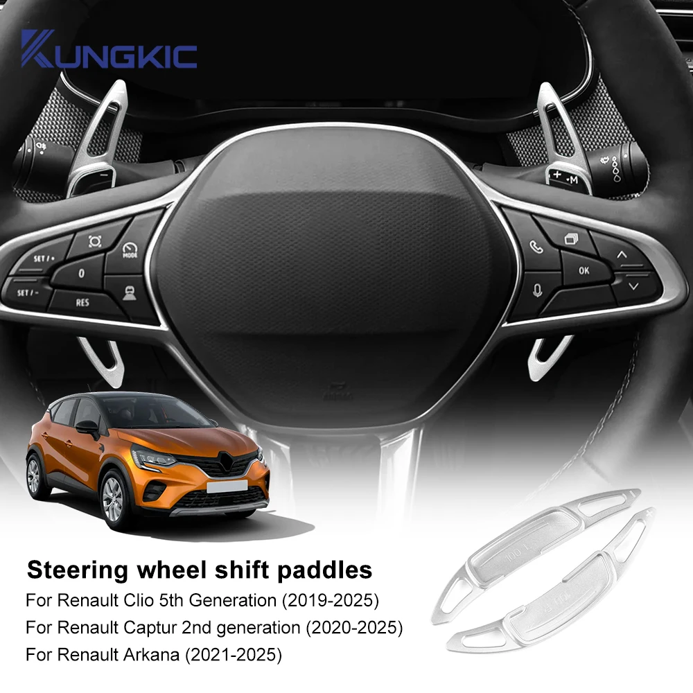 Наклейки-удлинители для подрулевых лепестков переключения передач DSG для Renault Clio 5 2019-2025, Captur 2020-2025, Arkana 2021-2025
Наклейки-удлинители для подрулевых лепестков переключения передач DSG для Renault Clio 5 2019-2025, Captur 2020-2025, Arkana 2021-2025