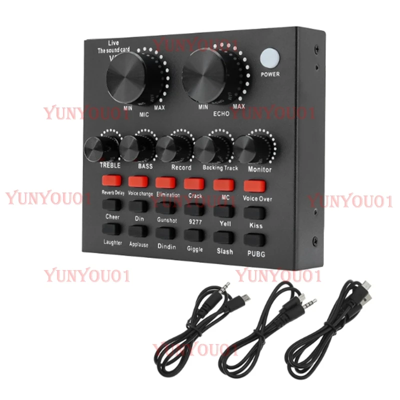 V8 Sound Card Voice Change Live Streaming Singing Karaoke Headset Live External Sound Card Record For Mobile Home KTV
V8 Sound Card Voice Change Live Streaming Singing Karaoke Headset Live External Sound Card Record For Mobile Home KTV