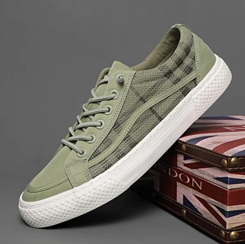 Classic Men's Canvas Shoes Fashion Lace-Up Vulcanized Flat Casual Mesh Sneakers Breathable Summer Cloth Footwear
Classic Men's Canvas Shoes Fashion Lace-Up Vulcanized Flat Casual Mesh Sneakers Breathable Summer Cloth Footwear