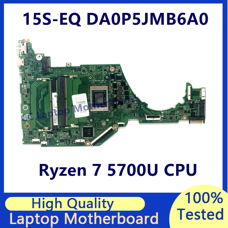 Материнская плата DA0P5JMB6A0 для ноутбука HP Pavilion 15S-FQ 15S-EQ с процессором Ryzen 7 5700U, высокое качество, 100% полное тестирование, хорошо
Материнская плата DA0P5JMB6A0 для ноутбука HP Pavilion 15S-FQ 15S-EQ с процессором Ryzen 7 5700U, высокое качество, 100% полное тестирование, хорошо