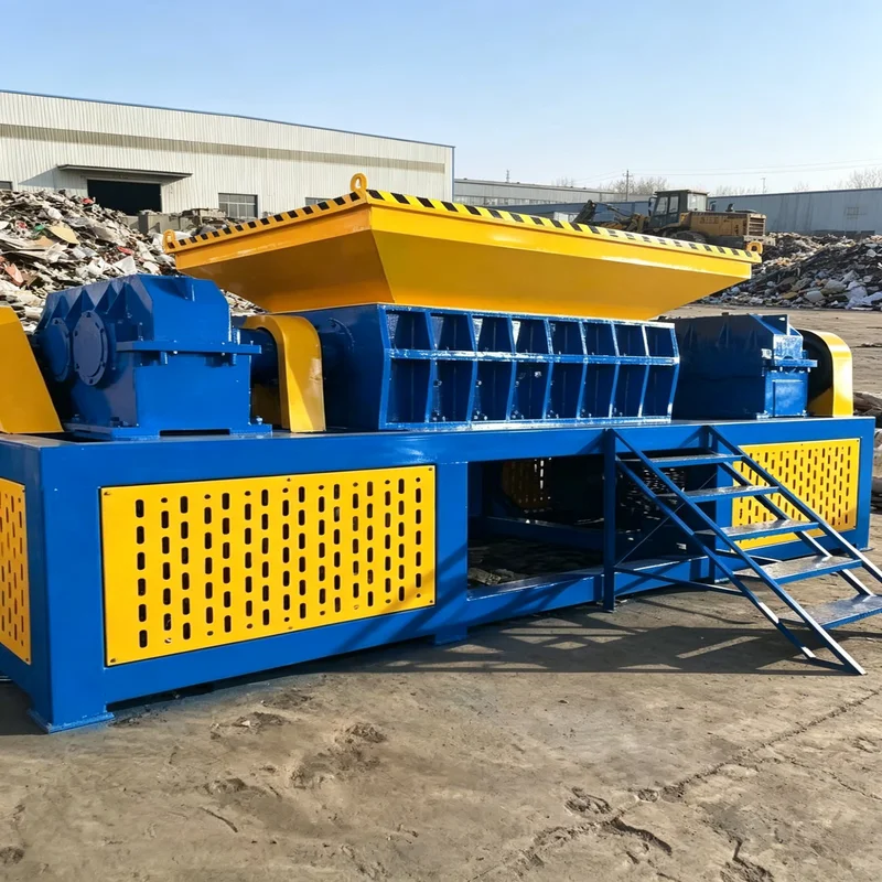 Industrial Double Shaft Shredder Machine for Waste Wood Plastic Tire Recycling Scrap Metal Shredder Machine
Industrial Double Shaft Shredder Machine for Waste Wood Plastic Tire Recycling Scrap Metal Shredder Machine