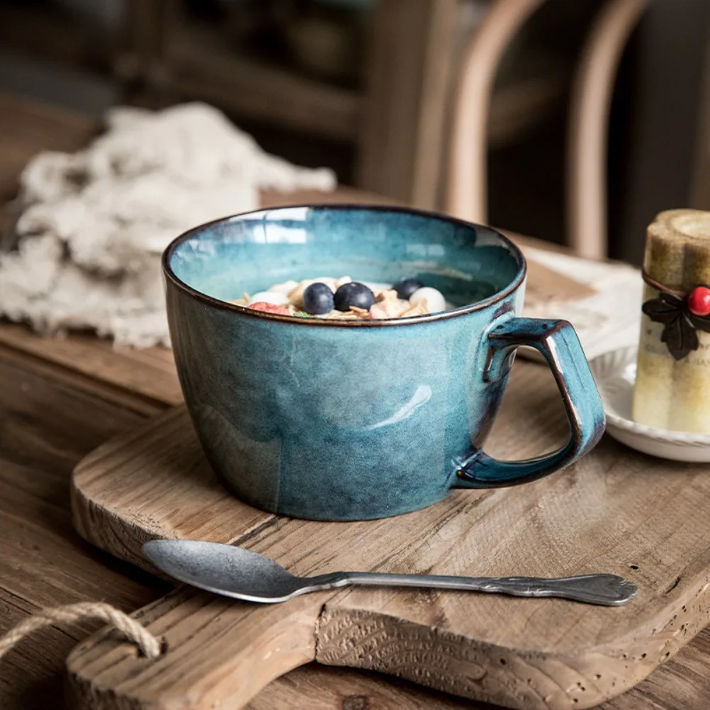 Sydney Blue Large Capacity Coffee Cup Household Ceramic Oat Cup Kiln Glazed Breakfast Bowl 650ml Drinkware Fathers Day Gifts
Sydney Blue Large Capacity Coffee Cup Household Ceramic Oat Cup Kiln Glazed Breakfast Bowl 650ml Drinkware Fathers Day Gifts