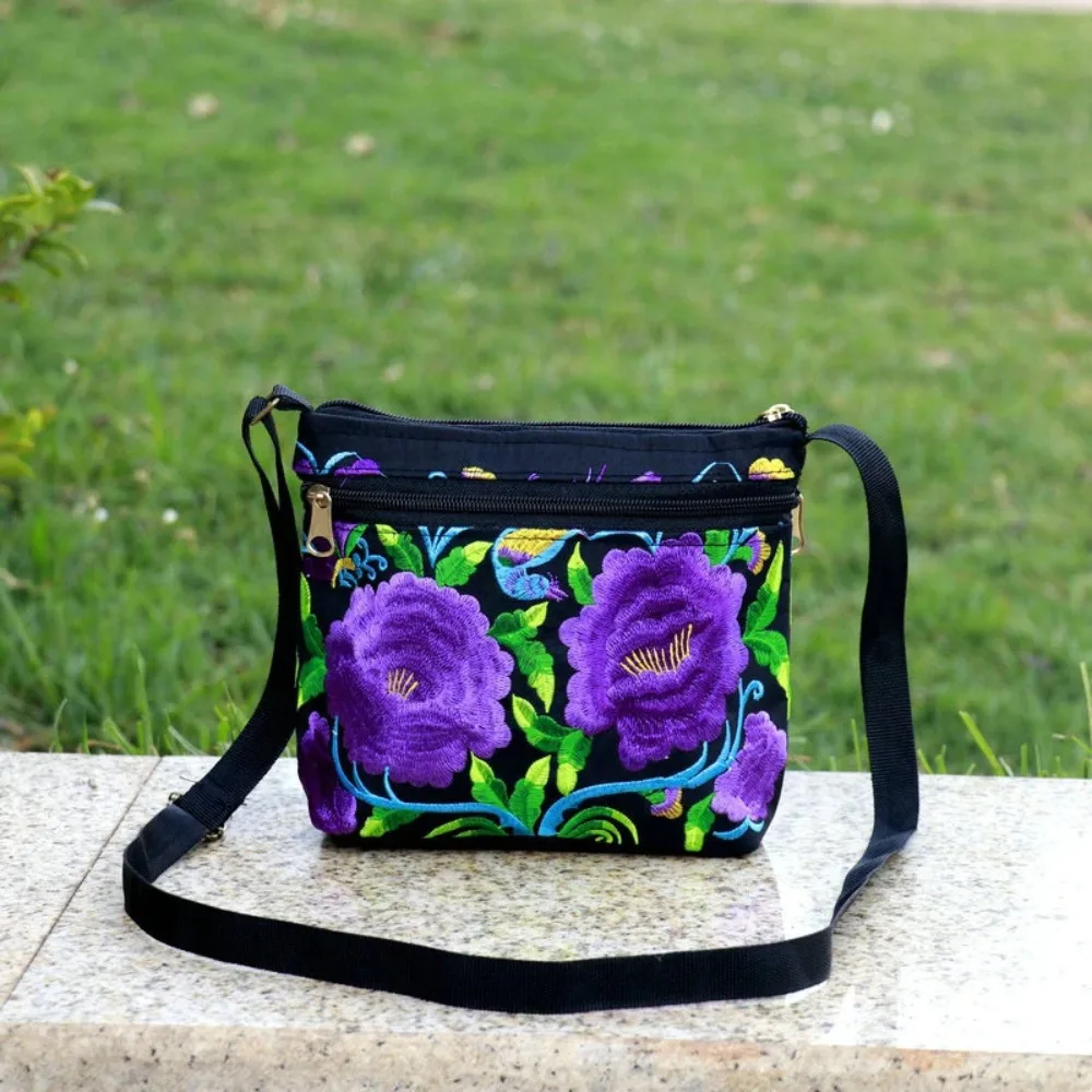 New Ethnic Style Embroidery Bag Three Zipper Women Shoulder Crossbody Bag Small Handbags for Women Casual Canvas Travel Bags
New Ethnic Style Embroidery Bag Three Zipper Women Shoulder Crossbody Bag Small Handbags for Women Casual Canvas Travel Bags