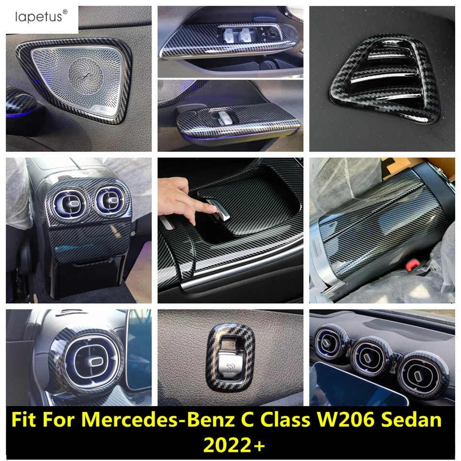 Hand Brake / Head Light / Window Lift / Door Speaker Cover Trim Carbon Fiber Accessories For Benz C Class W206 Sedan 2022 - 2024
Hand Brake / Head Light / Window Lift / Door Speaker Cover Trim Carbon Fiber Accessories For Benz C Class W206 Sedan 2022 - 2024