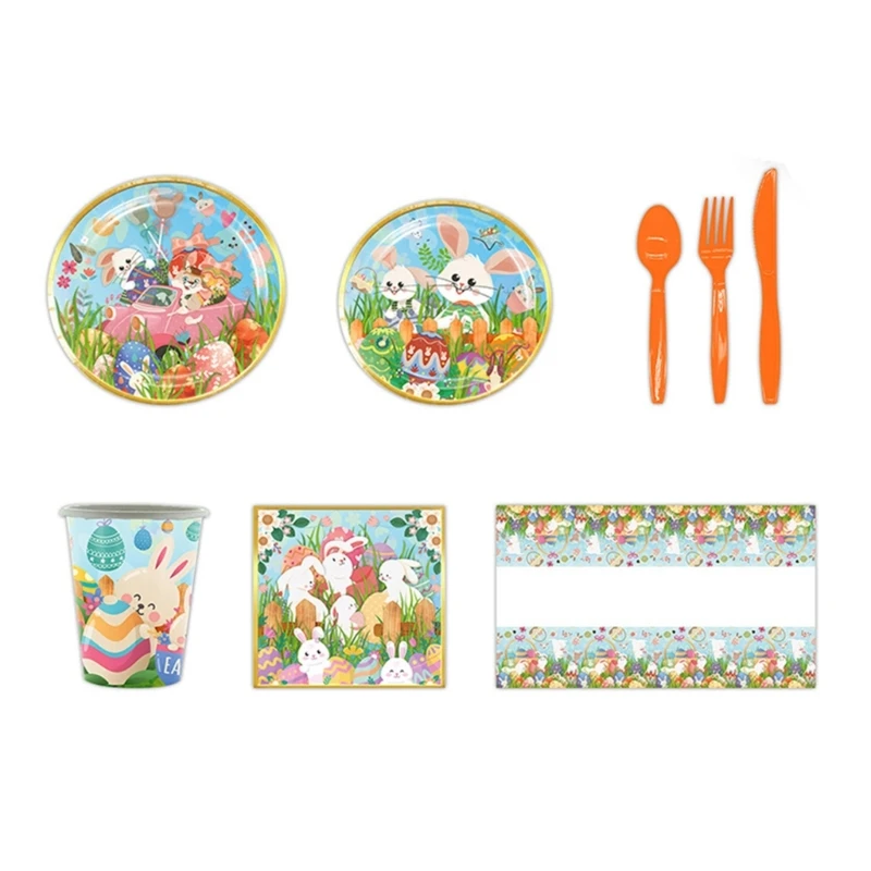 60 Piece Disposable Tableware Set Dinnerwares for Birthday Parties and Family Gatherings Household Paper Cutlery K2WE
60 Piece Disposable Tableware Set Dinnerwares for Birthday Parties and Family Gatherings Household Paper Cutlery K2WE