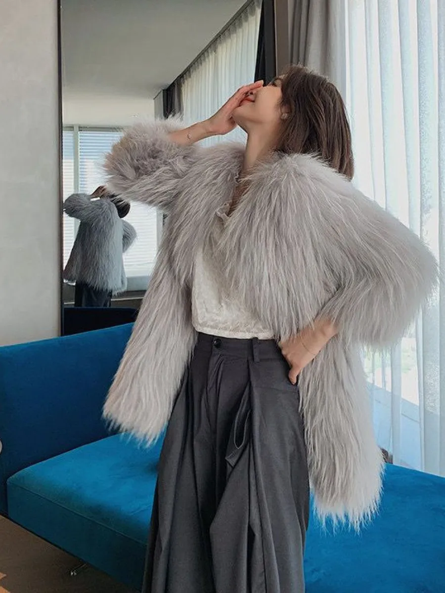 Thickened Cotton Young Style Women's Fur Coat Warm Outerwear Autumn Winter New Arrival Knee Health Ring Sport Jewelry
Thickened Cotton Young Style Women's Fur Coat Warm Outerwear Autumn Winter New Arrival Knee Health Ring Sport Jewelry
