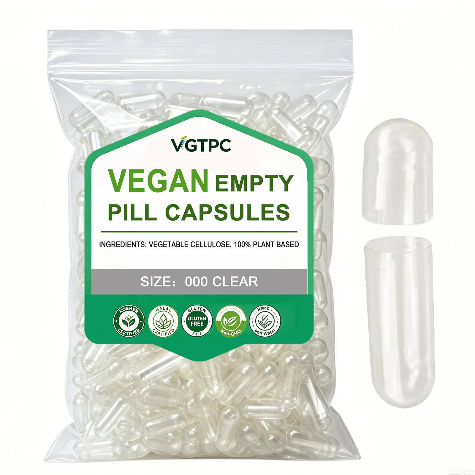 1000PCS Vegetarian HPMC Shell Capsules Size 000 Joined Kosher Halal Grade Hollow Empty Vegan Capsules for DIY Supplement Making
1000PCS Vegetarian HPMC Shell Capsules Size 000 Joined Kosher Halal Grade Hollow Empty Vegan Capsules for DIY Supplement Making