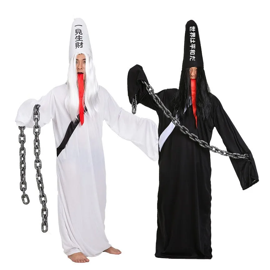 Adult Halloween Costume Black And White Unusual Hell Official Zombie Outfit Props Women's Ethnic Stage Clothing Traditional C...
Adult Halloween Costume Black And White Unusual Hell Official Zombie Outfit Props Women's Ethnic Stage Clothing Traditional C...