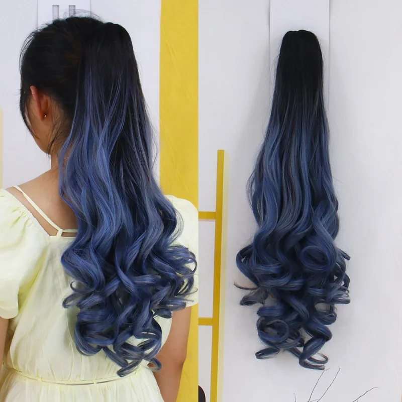 Fashionable Women's Long Curly Wig Ponytail Big Wave Gradient Color Claw Clip Curly Hair Fake Ponytail
Fashionable Women's Long Curly Wig Ponytail Big Wave Gradient Color Claw Clip Curly Hair Fake Ponytail