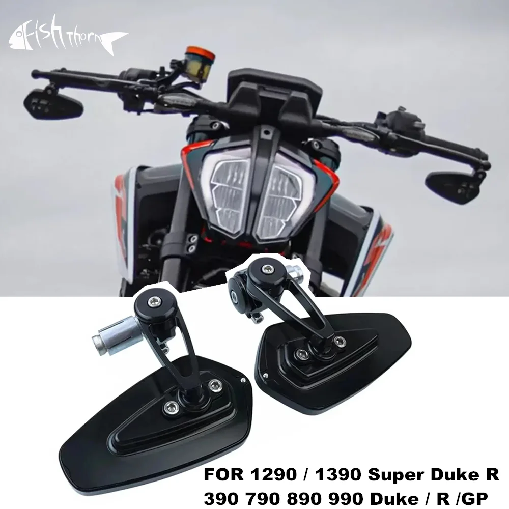 Motorcycle Handlebar Rearview Mirror FOR 1290 1390 Super Duke R 390 890 990 Duke / R / GP CNC Handlebar Mirro
Motorcycle Handlebar Rearview Mirror FOR 1290 1390 Super Duke R 390 890 990 Duke / R / GP CNC Handlebar Mirro