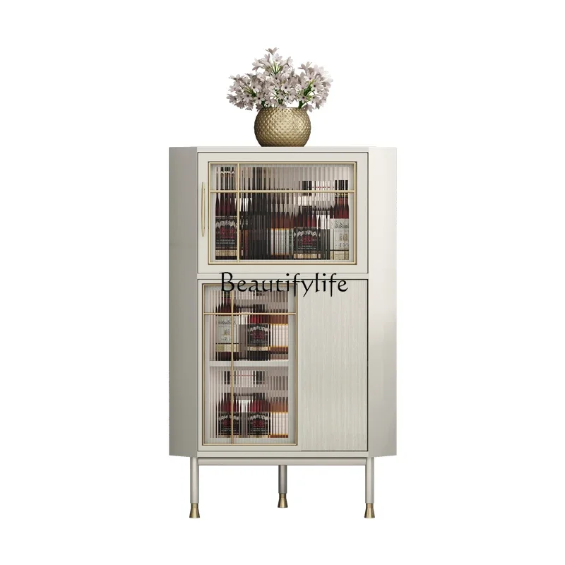 Light luxury triangular glass modern simple living room solid wood corner corner cabinet
Light luxury triangular glass modern simple living room solid wood corner corner cabinet
