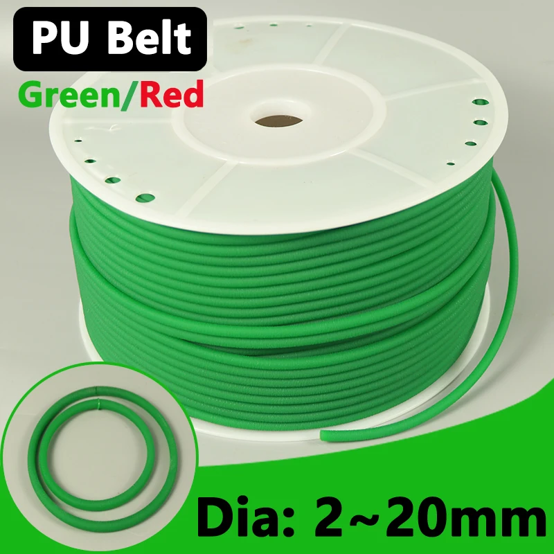 1-10Meter Polyurethane Conveyor Belts Round PU Drive Belt Meltable Cord Dia 2/2.5/3/3.5/4/5/6/7/8/9/10/12/15/18/20mm Green/Red
1-10Meter Polyurethane Conveyor Belts Round PU Drive Belt Meltable Cord Dia 2/2.5/3/3.5/4/5/6/7/8/9/10/12/15/18/20mm Green/Red