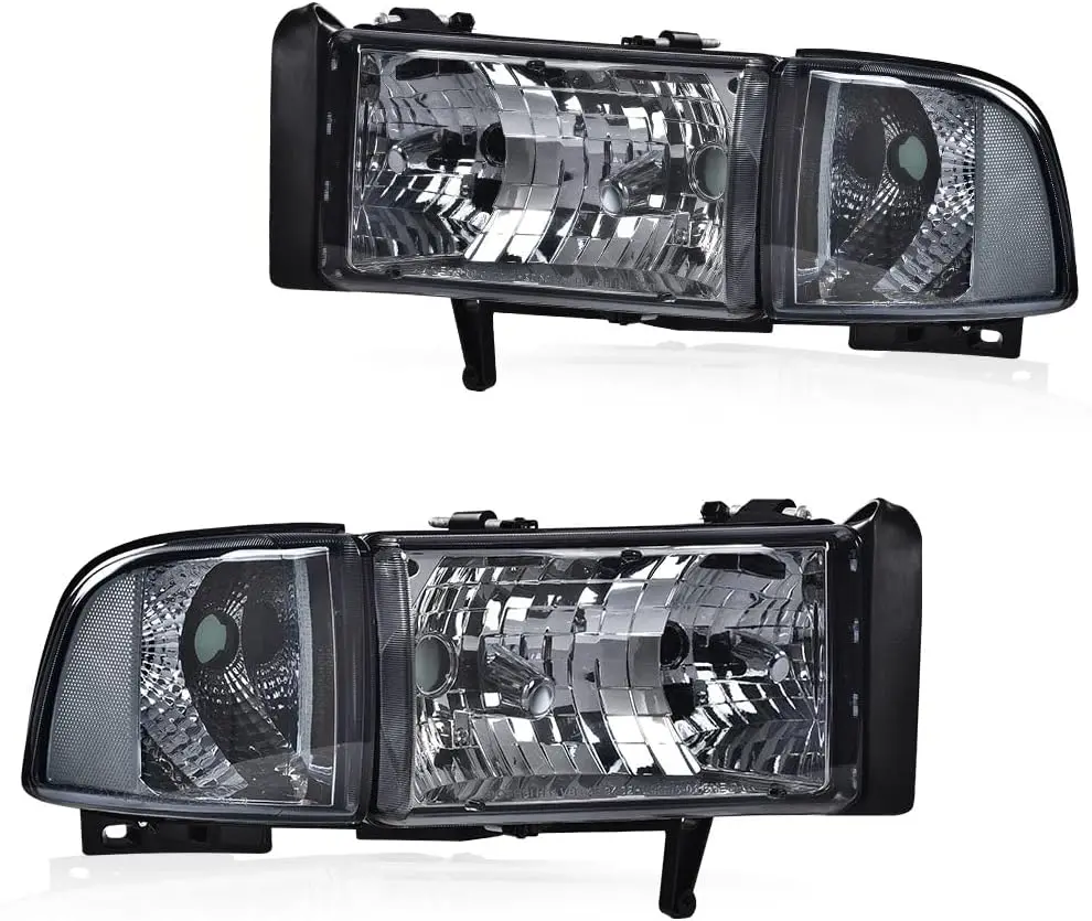 Передние фары в сборе, совместимые с 1995, 1996, 1997, 1998, 1999, 2000, 2001, 2002, Dodge Ram 1500 2500 3500, черный
Передние фары в сборе, совместимые с 1995, 1996, 1997, 1998, 1999, 2000, 2001, 2002, Dodge Ram 1500 2500 3500, черный