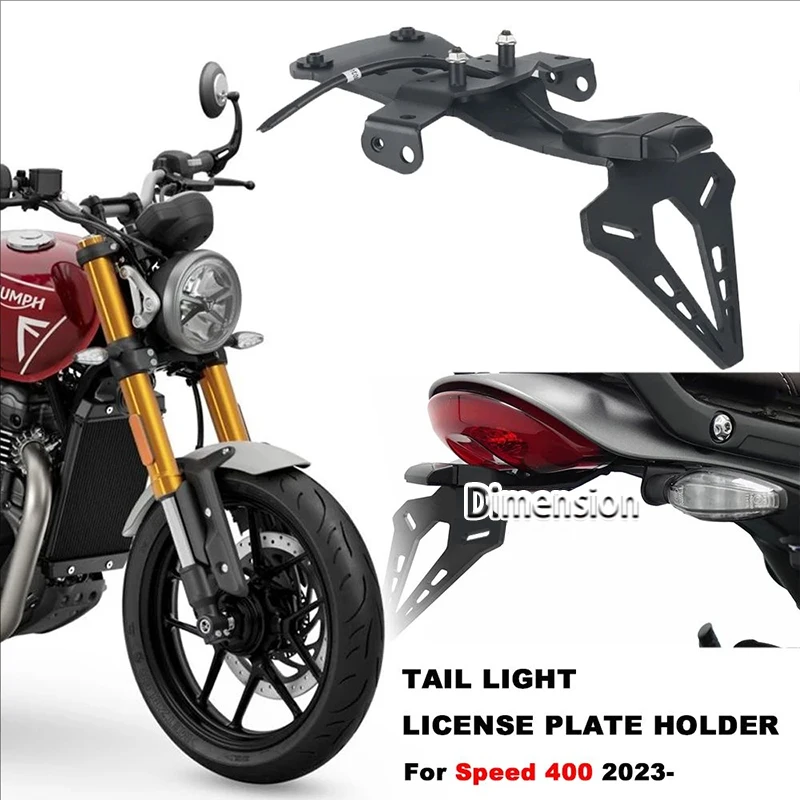 Для Triumph Speed 400 2023-задний короткий хвост мотоцикла, держатель номерного знака, кронштейн рамки задней бабки
Для Triumph Speed 400 2023-задний короткий хвост мотоцикла, держатель номерного знака, кронштейн рамки задней бабки
