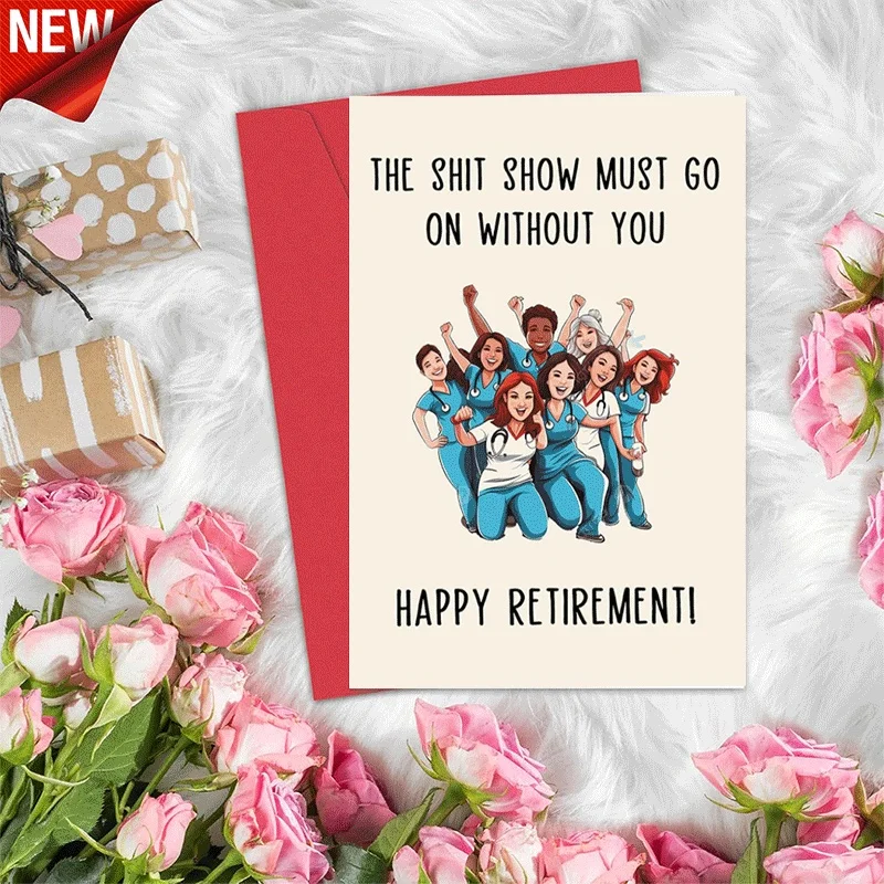 Funny Nurse Retirement Greeting Card, Humorous Coworker Farewell Card for Retired RN, Happy Retirement Card for
Funny Nurse Retirement Greeting Card, Humorous Coworker Farewell Card for Retired RN, Happy Retirement Card for