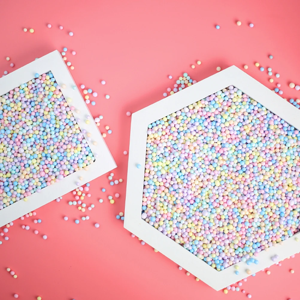 Colorful Foam Balls Multicolor Beads Tiny Polystyrene Smooth Safe Craft Supplies Gift Box Filling Materials DIY Accessories
Colorful Foam Balls Multicolor Beads Tiny Polystyrene Smooth Safe Craft Supplies Gift Box Filling Materials DIY Accessories