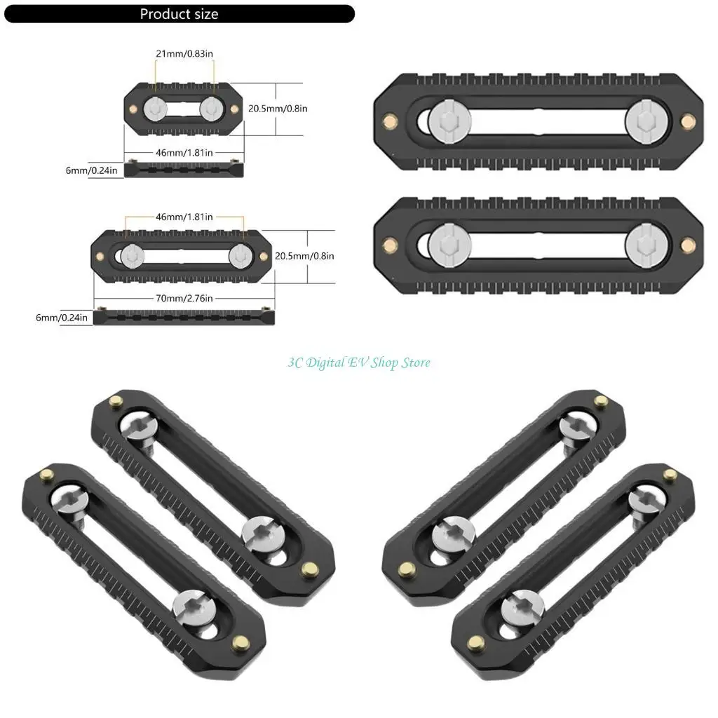 E74D Мини-рейка с винтом 1/4, 46/70 мм, простая установка для клеток и ручек для камер
E74D Мини-рейка с винтом 1/4, 46/70 мм, простая установка для клеток и ручек для камер