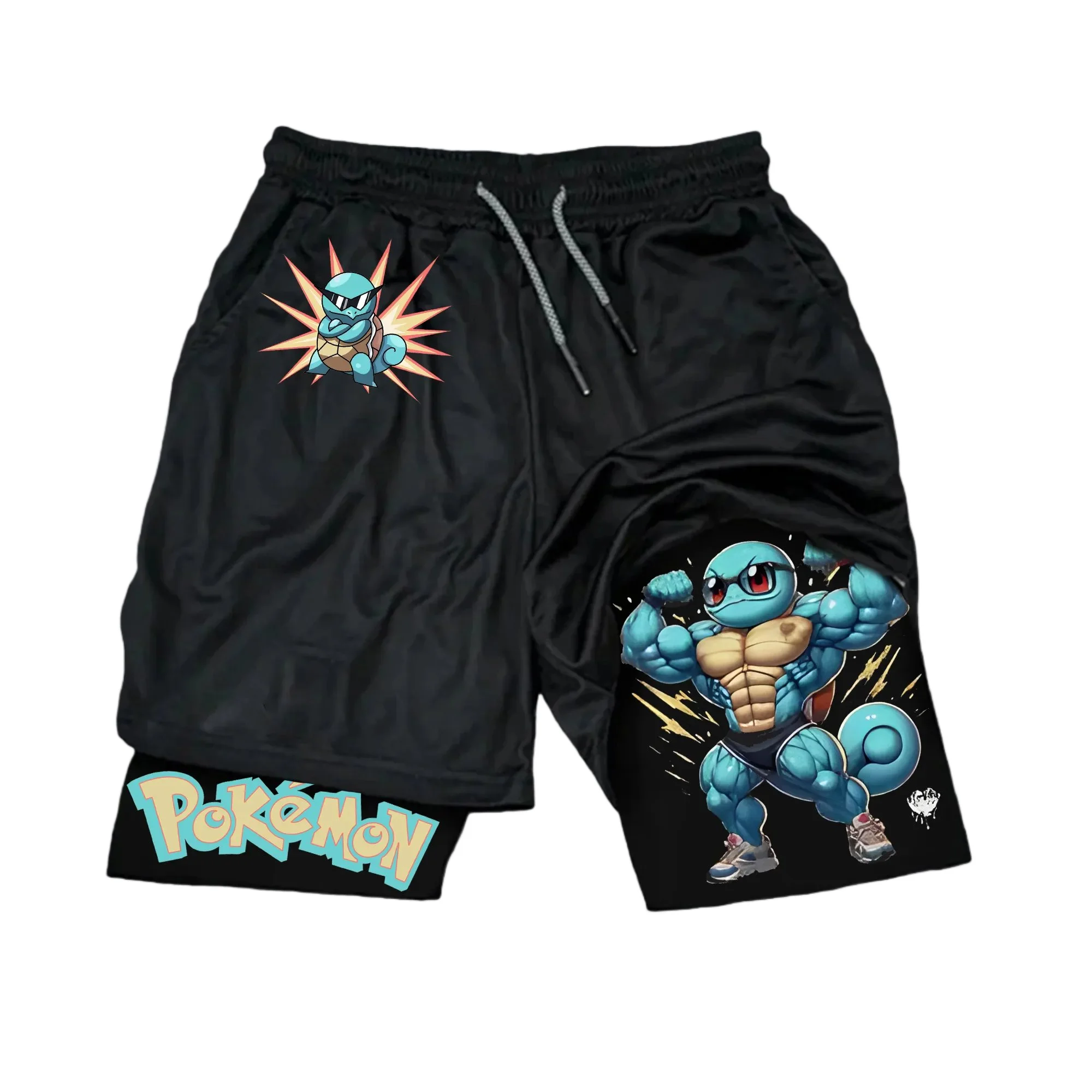 Pocket Monsters Grey Cotton Shorts Men Women Pikachu Sports Red Hat Yellow Lightning Text White Drawstring Anime Gym 2025
Pocket Monsters Grey Cotton Shorts Men Women Pikachu Sports Red Hat Yellow Lightning Text White Drawstring Anime Gym 2025