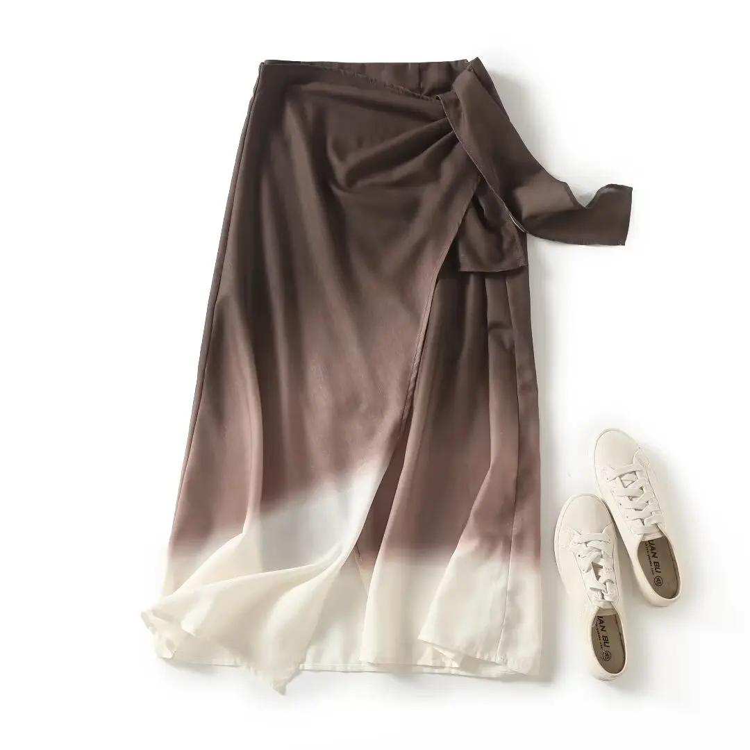 Women 2023 New Fashion Summer Vacation Spotted Gradient Skirt Vintage High Waist Lace-Up Casual Chic Female Skirts Mujer
Women 2023 New Fashion Summer Vacation Spotted Gradient Skirt Vintage High Waist Lace-Up Casual Chic Female Skirts Mujer
