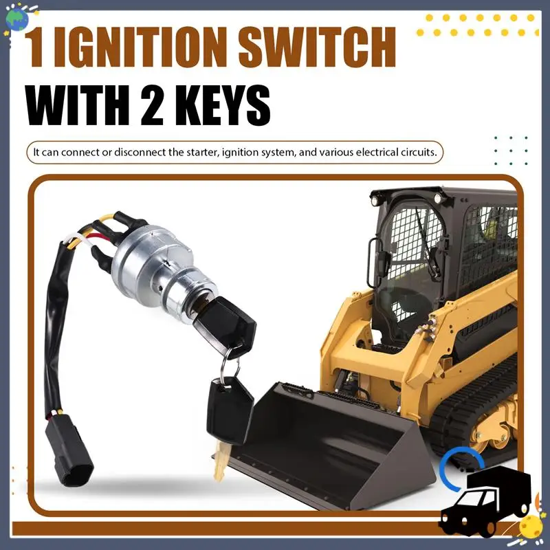 Lasting For Caterpillar 277B 246 262 232B 232 267B Ignition Switch With Keys 142-8858
Lasting For Caterpillar 277B 246 262 232B 232 267B Ignition Switch With Keys 142-8858