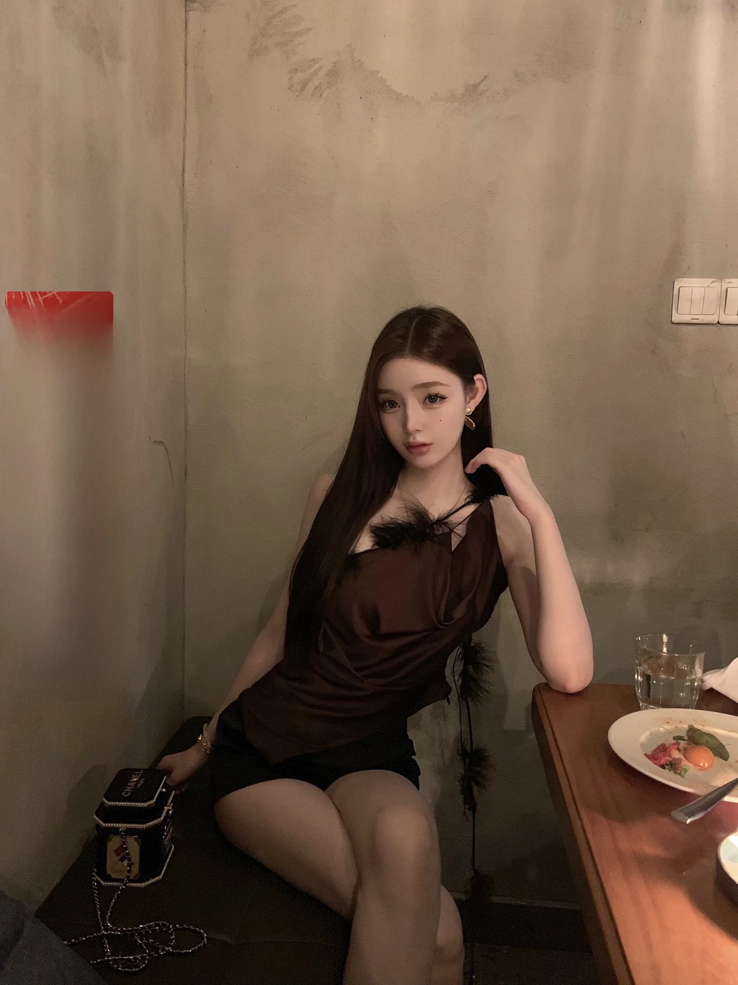 Swan Lake Viola Sexy Asymmetrical Design Feather Strap Vest Slimming Top Women's Summer Faion Polyester Fiber 00%
Swan Lake Viola Sexy Asymmetrical Design Feather Strap Vest Slimming Top Women's Summer Faion Polyester Fiber 00%