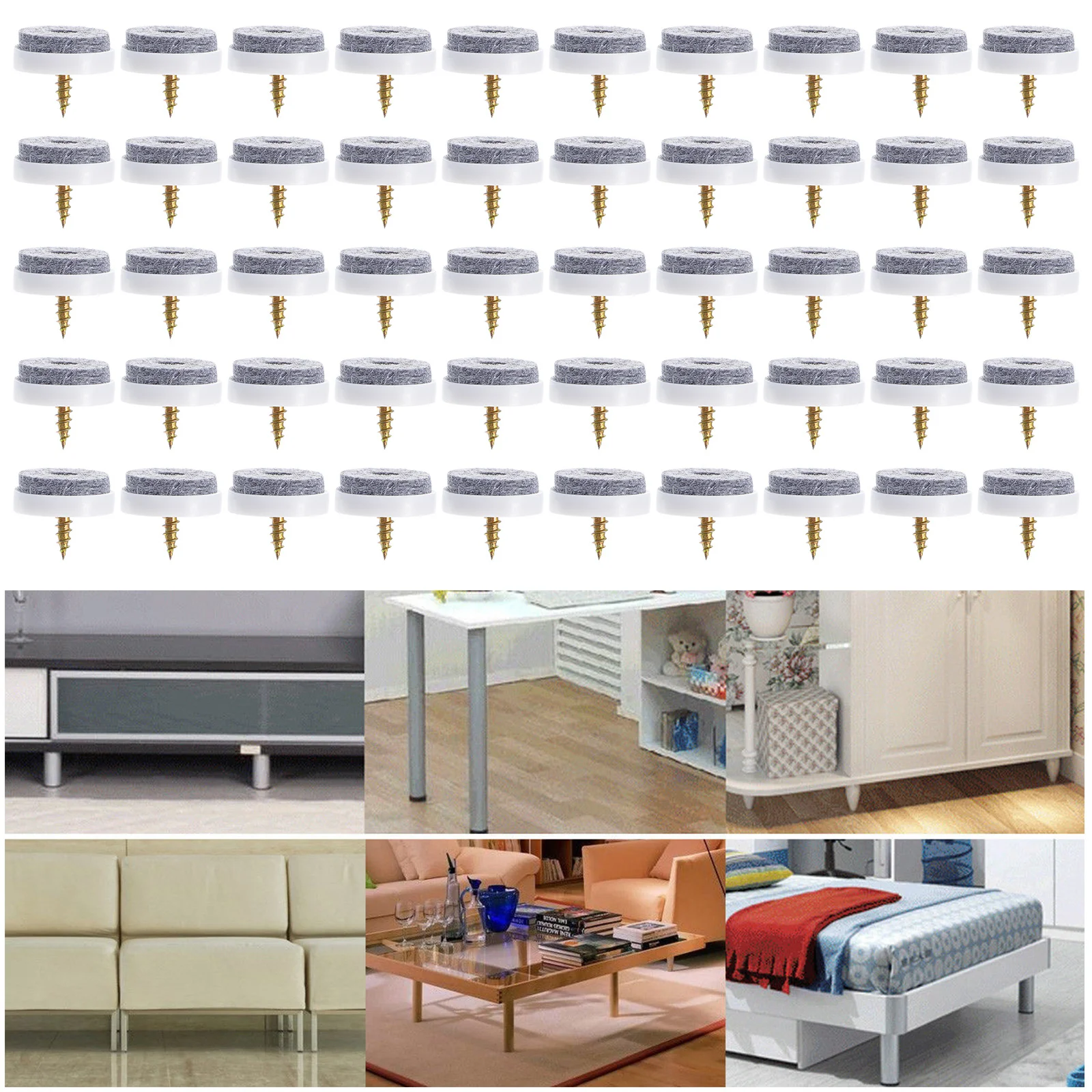 50Pcs Non-Slip Felt Furniture Footpads Round Chair Leg Protectors Safe Odorless Eco-Friendly for Home Indoor Use
50Pcs Non-Slip Felt Furniture Footpads Round Chair Leg Protectors Safe Odorless Eco-Friendly for Home Indoor Use
