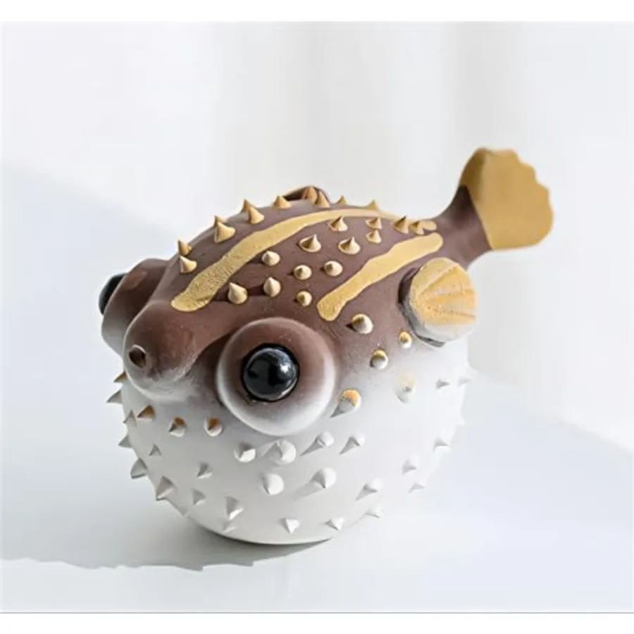 Yixing Purple Clay Tea Pet Puffer Fish Car Ornament Pure Handmade Statue for Tea Lover Home Office Fishbowl Decor
Yixing Purple Clay Tea Pet Puffer Fish Car Ornament Pure Handmade Statue for Tea Lover Home Office Fishbowl Decor