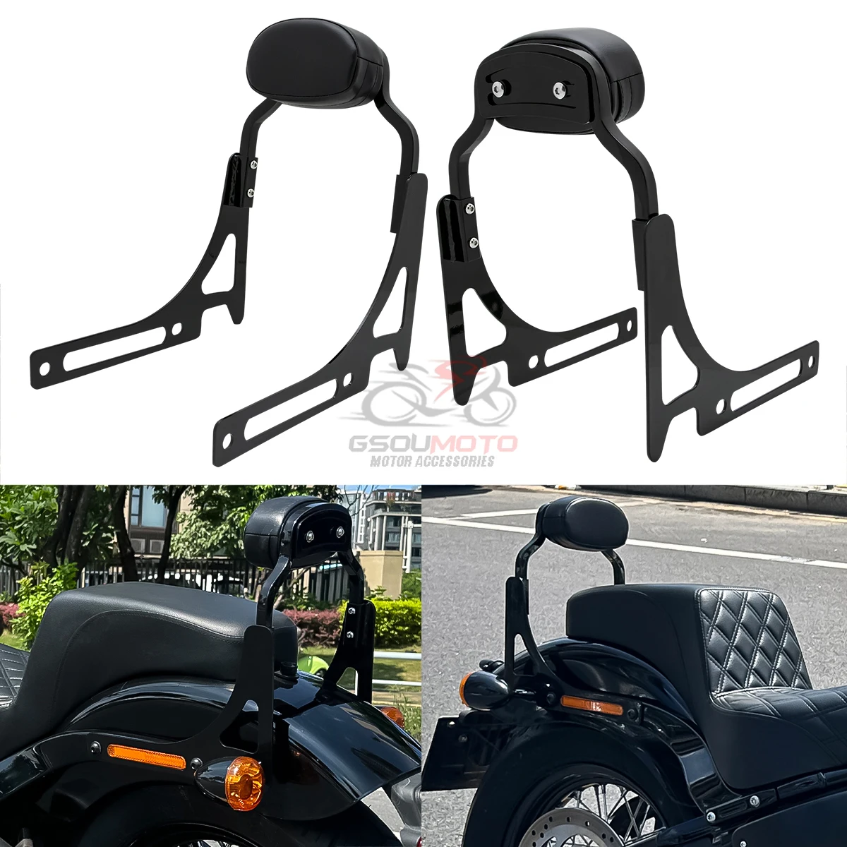 Motorcycle Parts Backrest Sissy Bar For Harley Softail Deluxe FLDE Slim FLSL Heritage Classic FLHC Street Bob FXBB 2018-2025
Motorcycle Parts Backrest Sissy Bar For Harley Softail Deluxe FLDE Slim FLSL Heritage Classic FLHC Street Bob FXBB 2018-2025