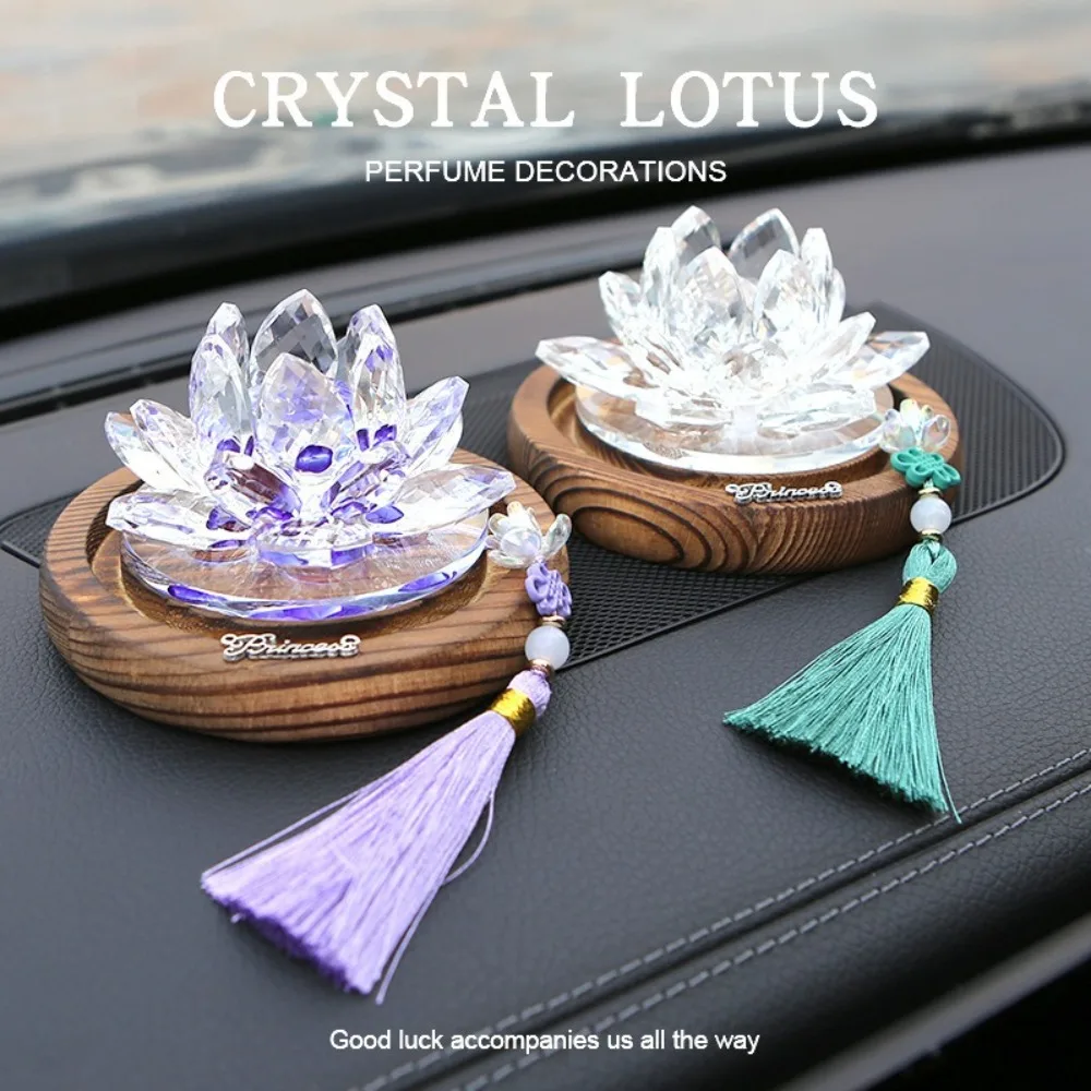 Good Luck Lotus Crystal Car Ornament with Tassels Interior Decoration, Chinese Style Car Center Console for Men and Women's Cars
Good Luck Lotus Crystal Car Ornament with Tassels Interior Decoration, Chinese Style Car Center Console for Men and Women's Cars