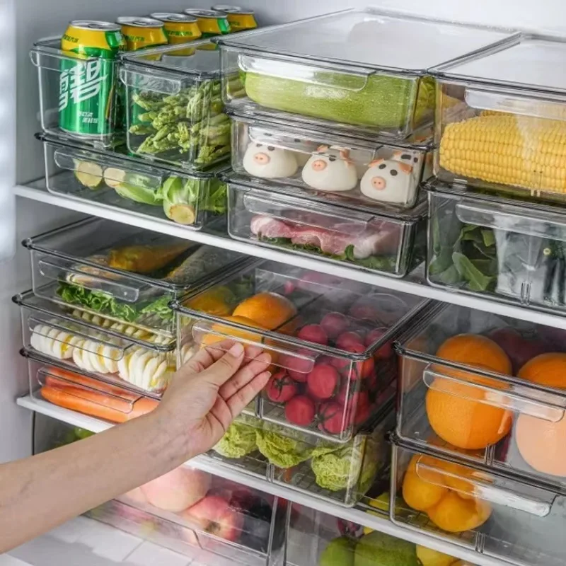 Kitchen Organizer and Storage Container Fridge Food Container Plastic Organization Containers Organizer Refrigerator Storage Box
Kitchen Organizer and Storage Container Fridge Food Container Plastic Organization Containers Organizer Refrigerator Storage Box