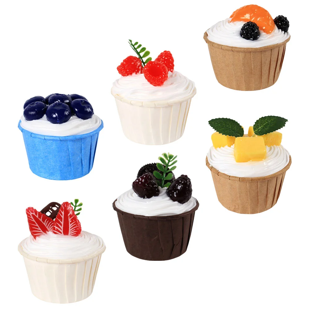 6 PCS Cream Fruit Cupcake Model Realistic Blueberry Strawberry Mango Raspberry Decoration Wedding Afternoon Tea
6 PCS Cream Fruit Cupcake Model Realistic Blueberry Strawberry Mango Raspberry Decoration Wedding Afternoon Tea