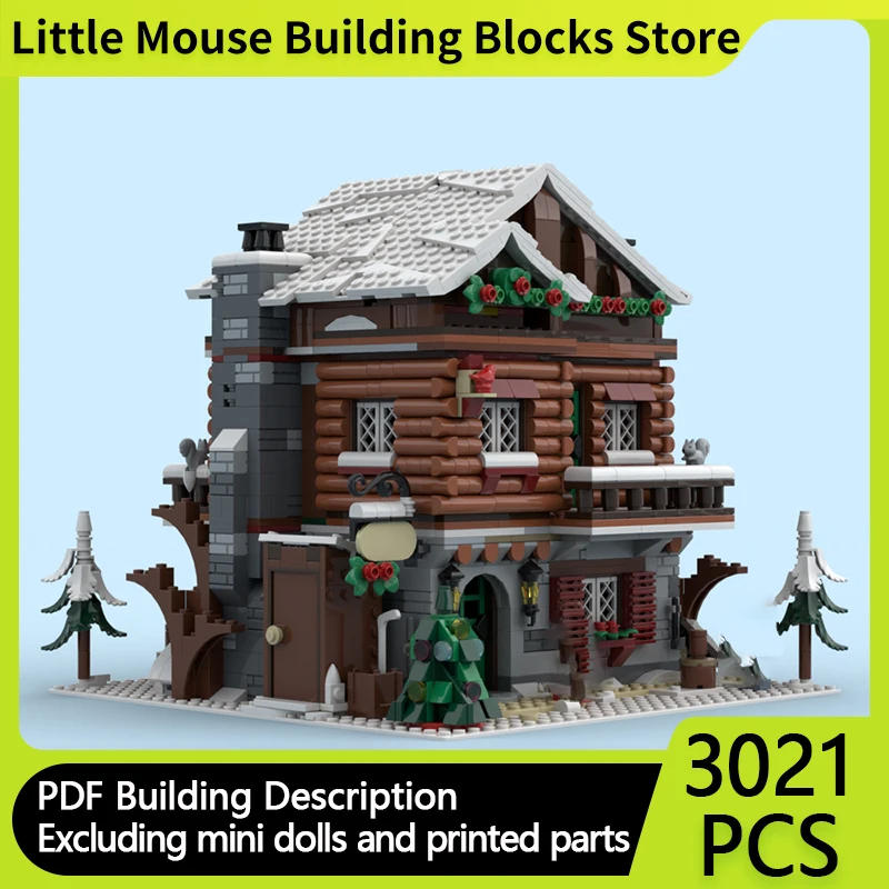 City Street View Model MOC Building Bricks Winter Village Cottage Modular Technology Gifts Holiday Assemble Children Toys Suit 
City Street View Model MOC Building Bricks Winter Village Cottage Modular Technology Gifts Holiday Assemble Children Toys Suit