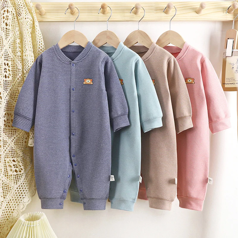 Bear Kids Jumpsuits Autumn Winter Baby Clothes Warm Velvet Baby Romper for Girls Boys Onesie Infant Sleepwear Toddler Outfit
Bear Kids Jumpsuits Autumn Winter Baby Clothes Warm Velvet Baby Romper for Girls Boys Onesie Infant Sleepwear Toddler Outfit