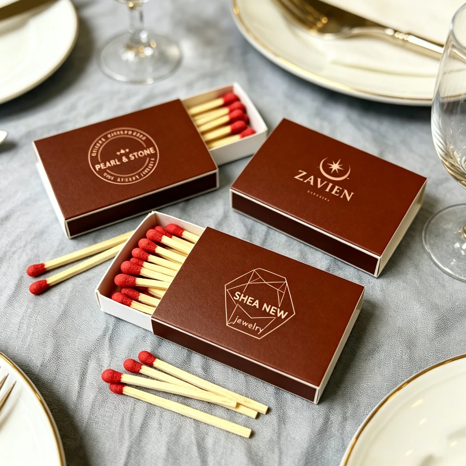 Gold Foil Custom Wedding Matchboxes, Personalized Luxury Match Boxes, Premium Favours for Luxury Wedding
Gold Foil Custom Wedding Matchboxes, Personalized Luxury Match Boxes, Premium Favours for Luxury Wedding