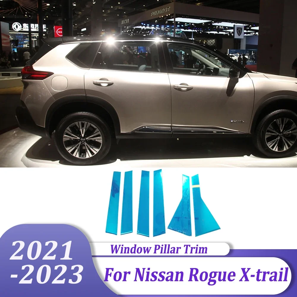 Car Exterior Accessories Stainless Steel Window Center Pillar Trim For Nissan Rogue X-trail 2021 2022 2023
Car Exterior Accessories Stainless Steel Window Center Pillar Trim For Nissan Rogue X-trail 2021 2022 2023