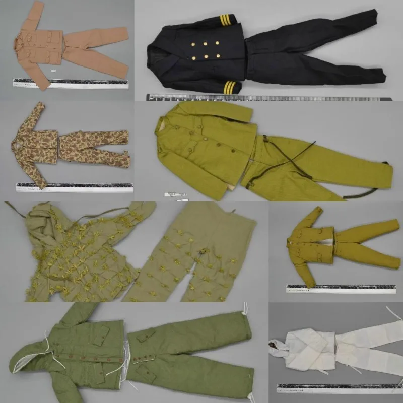 1/6 Scale World War II Male Soldier Combat Uniform Coat Pants Army Suit Clothes Model for 12'' Action Figures Body Decoration
1/6 Scale World War II Male Soldier Combat Uniform Coat Pants Army Suit Clothes Model for 12'' Action Figures Body Decoration