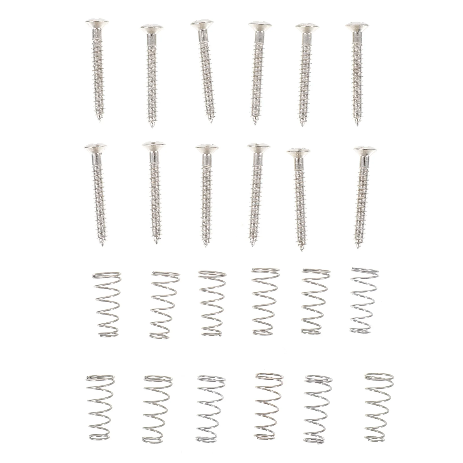1Set Electric Guitar Pickup Screws and Springs Metal Coil Pickup Supplies Comfortable to Play Lightweight Portable
1Set Electric Guitar Pickup Screws and Springs Metal Coil Pickup Supplies Comfortable to Play Lightweight Portable