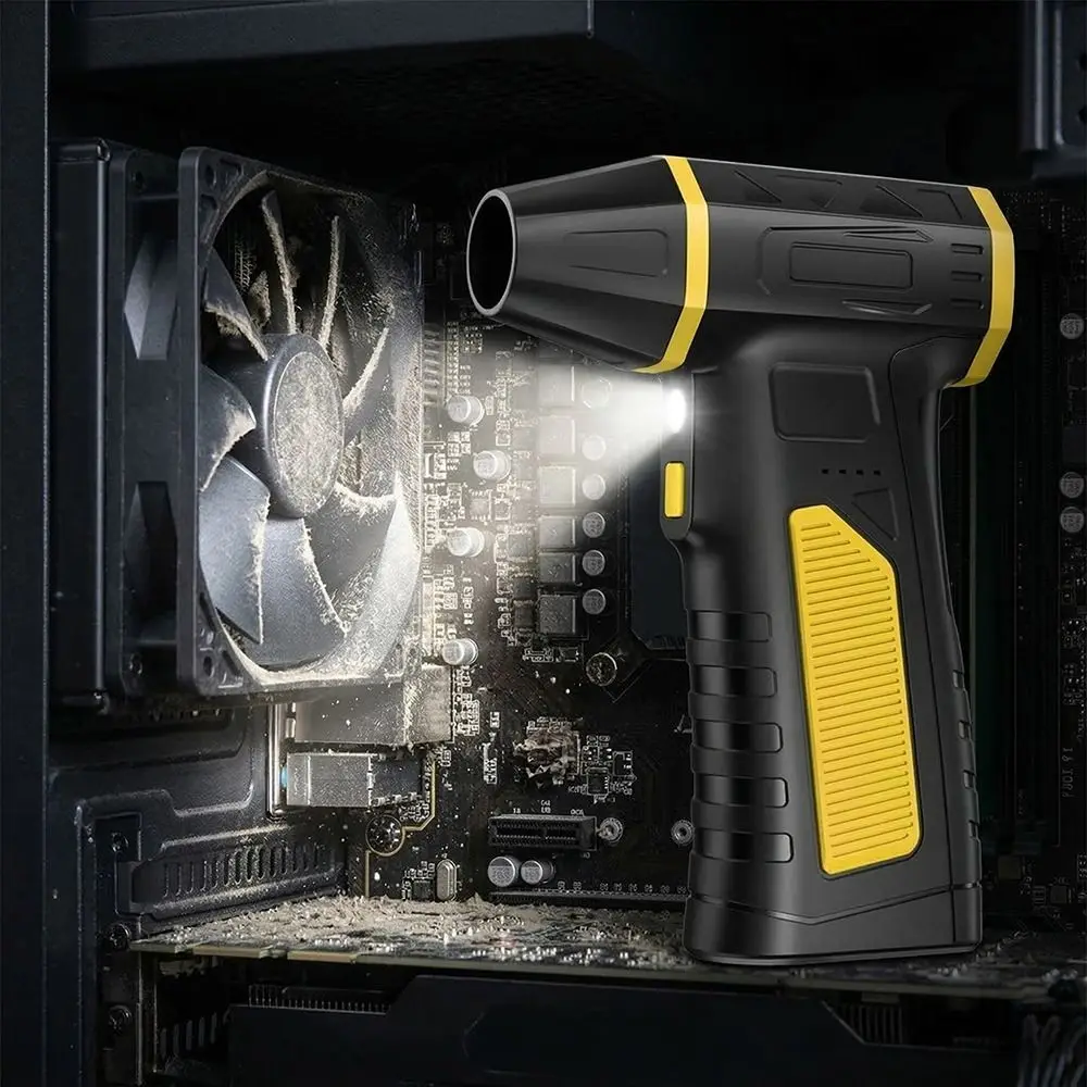 Adjustable Speed Mini Turbo Jet Fan Safety Hammer Design Rechargeable Electric Air Duster Handheld Powerful Airflow
Adjustable Speed Mini Turbo Jet Fan Safety Hammer Design Rechargeable Electric Air Duster Handheld Powerful Airflow