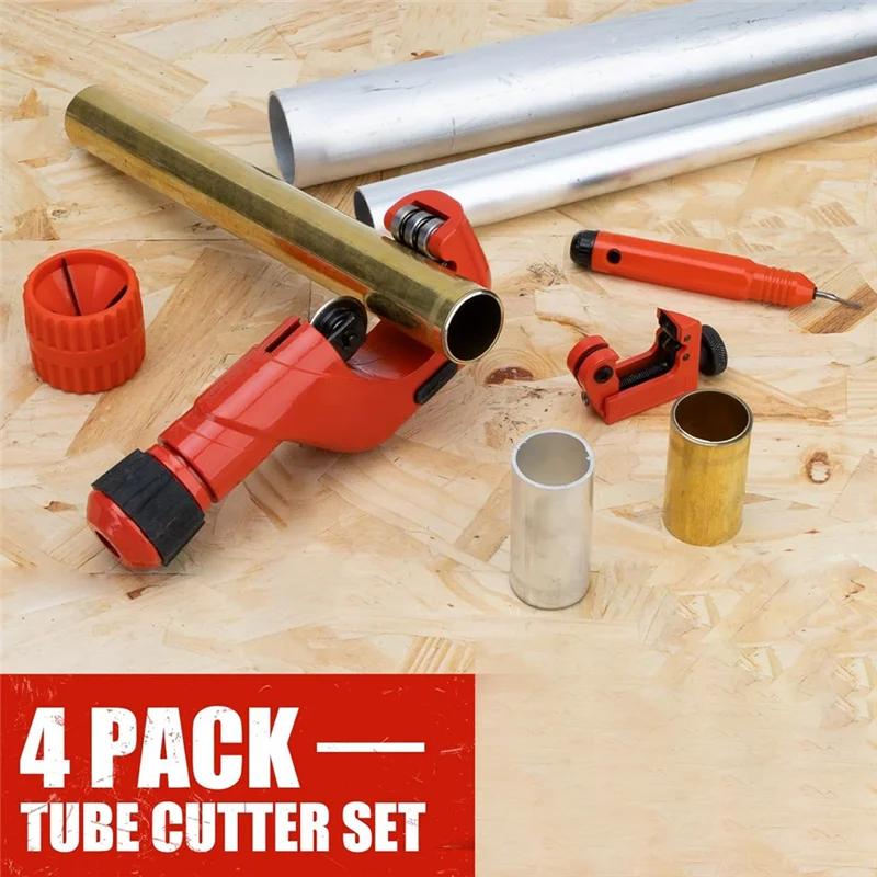 【Ценная цена!】Набор труборез из 4 предметов, сверхмощный резак для медных труб (1/4 дюйма, внешний диаметр 2 дюйма), мини-труборез (1/8 дюйма, инструмент для удаления заусенцев
【Ценная цена!】Набор труборез из 4 предметов, сверхмощный резак для медных труб (1/4 дюйма, внешний диаметр 2 дюйма), мини-труборез (1/8 дюйма, инструмент для удаления заусенцев