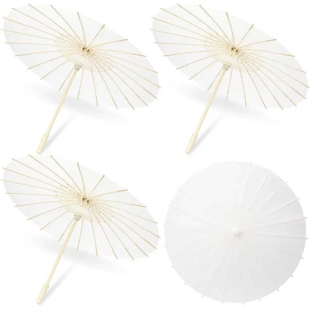 Piece 23.6 Inch White Paper Umbrellas, Chinese Japanese Oiled Paper Parasols, White Parasols Umbrellas Bulk or DIY Painting Craf
Piece 23.6 Inch White Paper Umbrellas, Chinese Japanese Oiled Paper Parasols, White Parasols Umbrellas Bulk or DIY Painting Craf