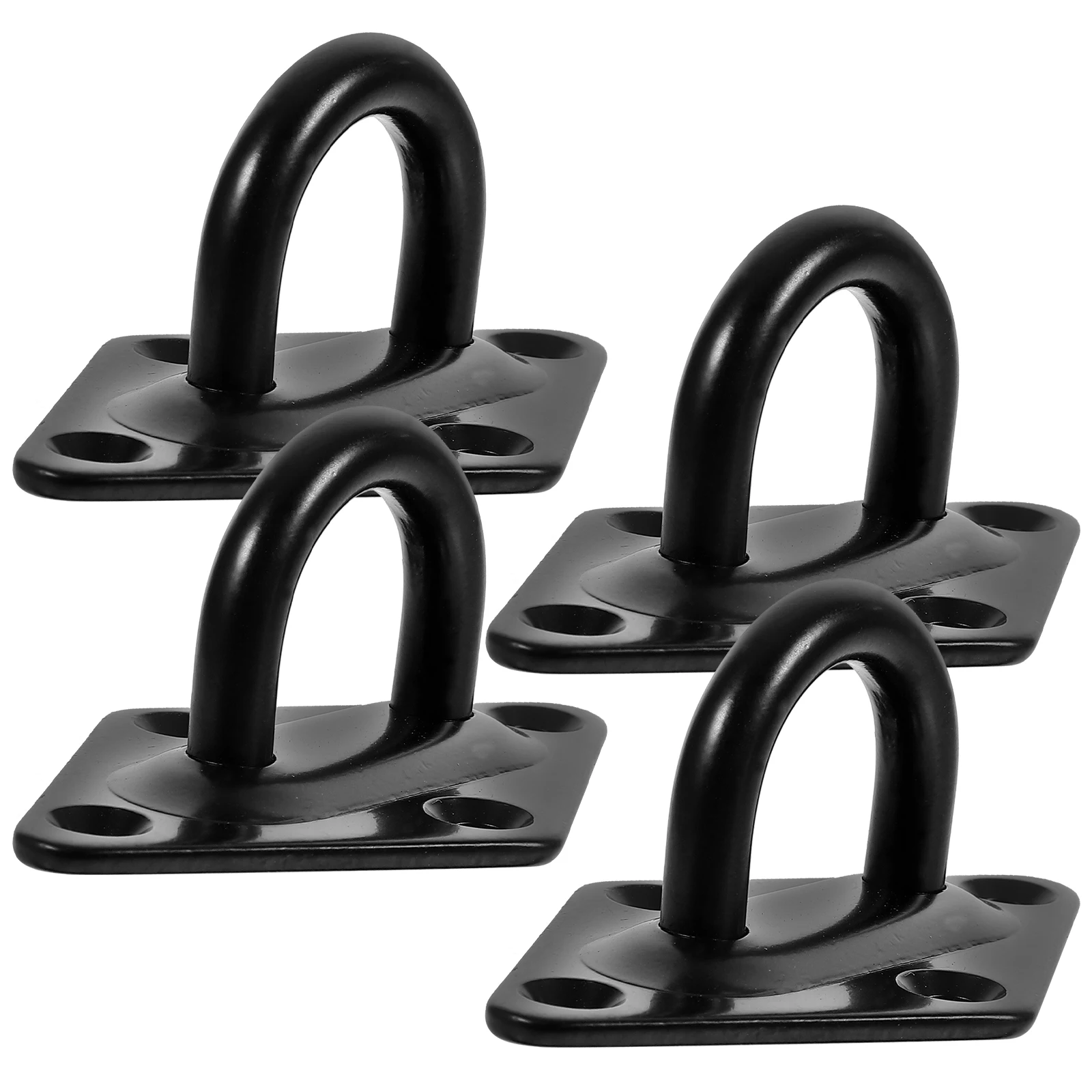 4 Pcs Stainless Steel Pad Eye Plate Hooks Heavy Duty U Shaped Ceiling Wall Mount Black Elliptical M6 Easy Install Not Rust
4 Pcs Stainless Steel Pad Eye Plate Hooks Heavy Duty U Shaped Ceiling Wall Mount Black Elliptical M6 Easy Install Not Rust