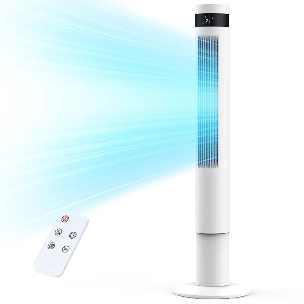 ortable Electric Oscillating Fan Quiet Cooling Remote Control Standing Bladeless Floor Fans 3 Speeds Wind Modes Timer ( White)
ortable Electric Oscillating Fan Quiet Cooling Remote Control Standing Bladeless Floor Fans 3 Speeds Wind Modes Timer ( White)