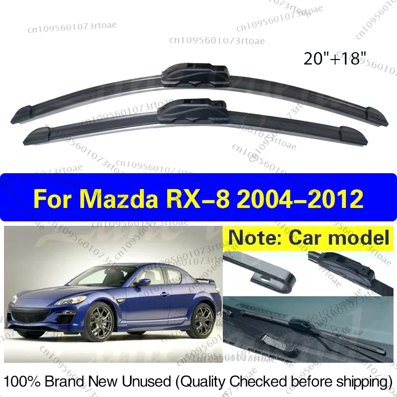 Car Wiper Blades For Mazda RX-8 RX8 RX 8 2004 - 2012 Windshield Windscreen Front Window Rain Brush 20"+18" Car Accessories
Car Wiper Blades For Mazda RX-8 RX8 RX 8 2004 - 2012 Windshield Windscreen Front Window Rain Brush 20"+18" Car Accessories