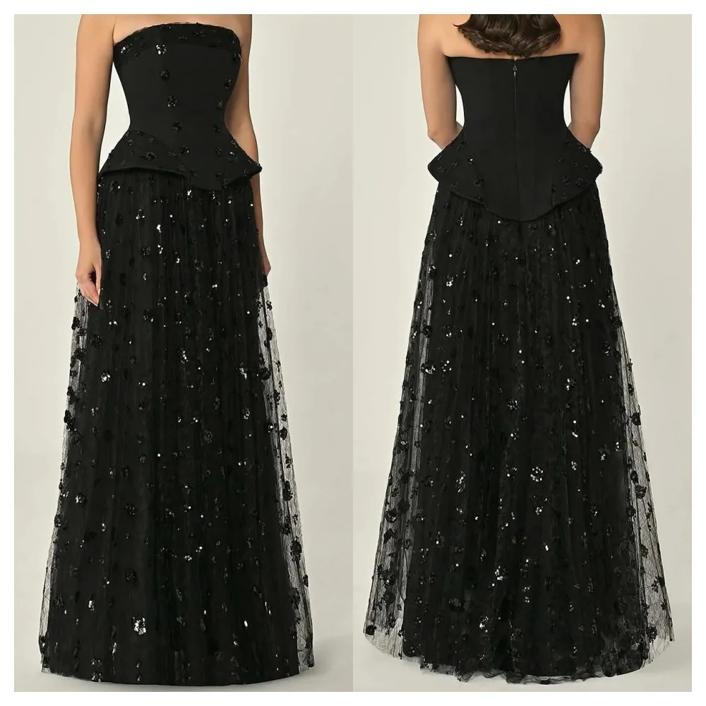 customizedCustomized Black Organza Evening Dress High Quality Strapless Sleeveless Party Dress Delicate Floor Length Celebrity G
customizedCustomized Black Organza Evening Dress High Quality Strapless Sleeveless Party Dress Delicate Floor Length Celebrity G