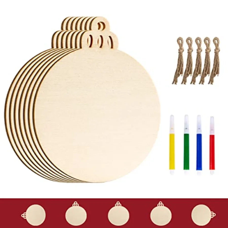Christmas Unfinished en DIY Ornaments Blank Discs for Crafts Centerpieces Holiday Hanging Decor Decorations
Christmas Unfinished en DIY Ornaments Blank Discs for Crafts Centerpieces Holiday Hanging Decor Decorations