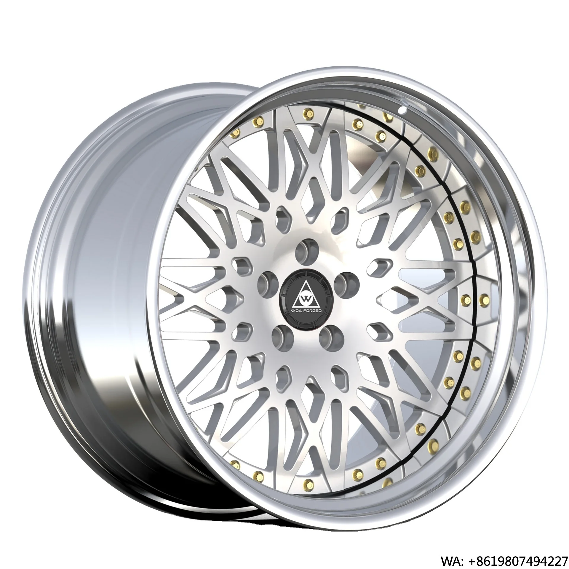 Forged Design Wheels Aluminum Lightweight Rims Barrel Polished Center Face Silver New Customized Design 2 -piece Wheel
Forged Design Wheels Aluminum Lightweight Rims Barrel Polished Center Face Silver New Customized Design 2 -piece Wheel