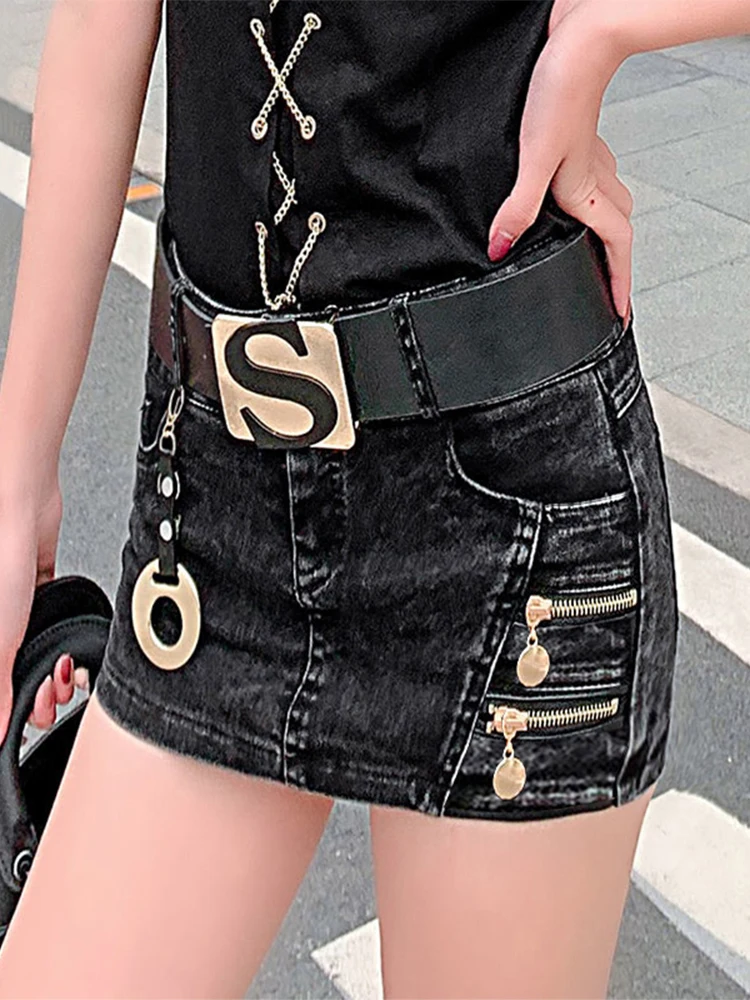 Sexy Slimming Low-Waist Denim Skirt Women's Fashionable Half-Length Anti-Light Short Jeans Skirt Trendy Skin-Friendly Breathable
Sexy Slimming Low-Waist Denim Skirt Women's Fashionable Half-Length Anti-Light Short Jeans Skirt Trendy Skin-Friendly Breathable