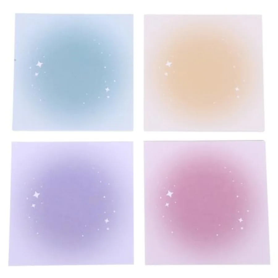OSALADI Gradient Color Memo Pads Set 4 Small Notebooks Portable Nonstick Memo Pads Thick Paper Convenient Writing Note for Offi
OSALADI Gradient Color Memo Pads Set 4 Small Notebooks Portable Nonstick Memo Pads Thick Paper Convenient Writing Note for Offi
